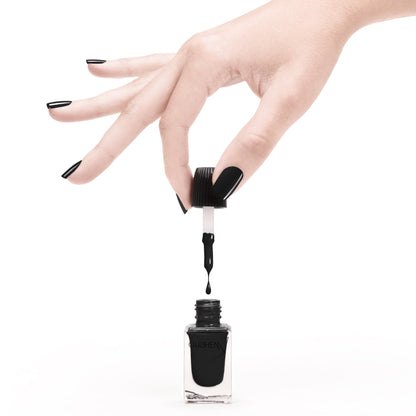Premium Nail Lacquer, SLATE SHADOW - 360, CHARCOAL CRÈME NAIL POLISH